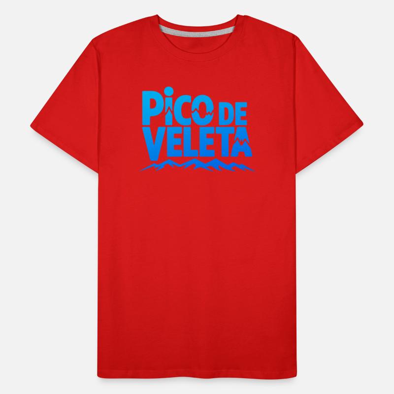 Pico de Veleta Pic Moderne Graphique T-shirt bio Premium Homme