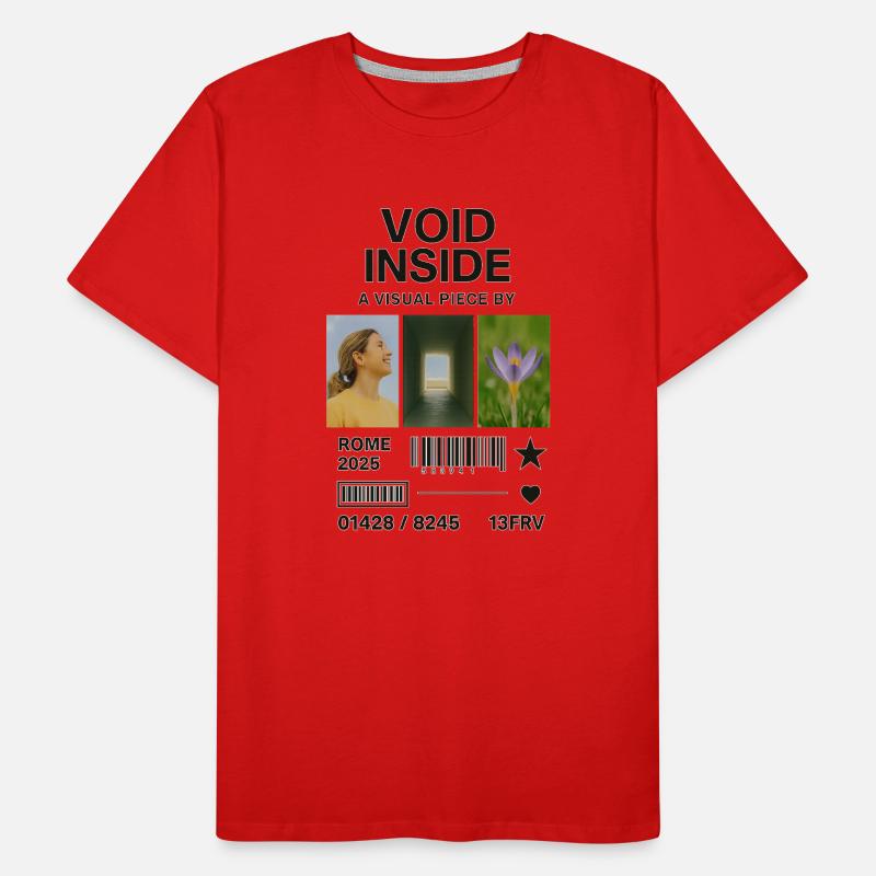 Vide intérieur : Fleur de lumière du collage T-shirt bio Premium Homme