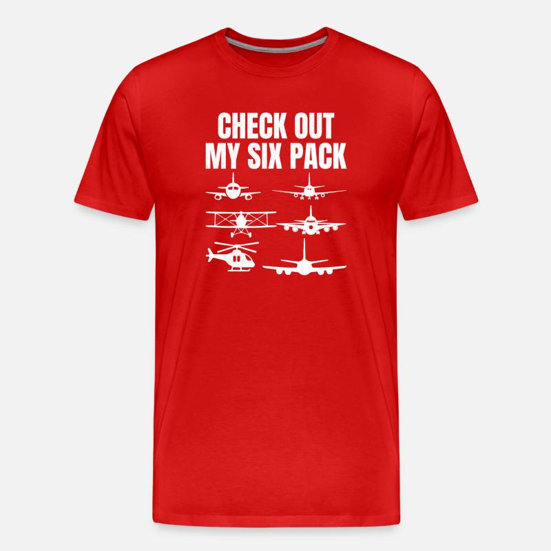 Découvrez mon pack de six - T-shirt bio Premium Homme - rouge