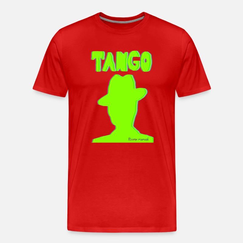 formen-wandteppich-2023-2_-34- - Männer Premium Bio T-Shirt - Rot