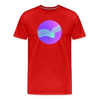 ACTS TEENS NYKØBING F. - Men's Premium Organic T-Shirt - red - Front - Damien (186cm)