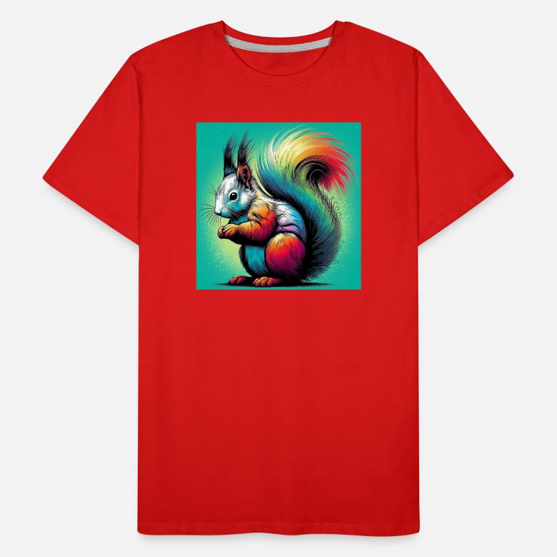 écureuil T-shirt bio Premium Homme