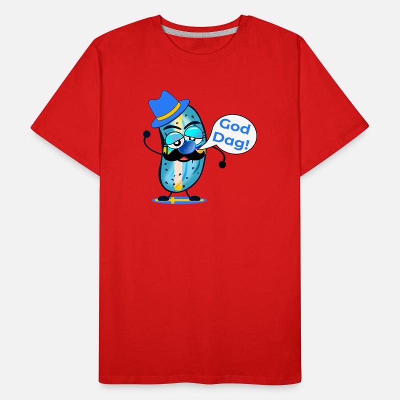 Guten Tag Gurkenbart Männer Premium Bio T-Shirt