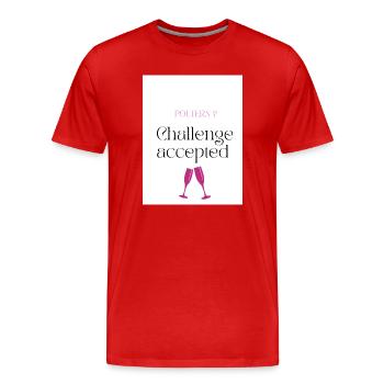 Die_letzten_stunden  - Männer Premium Bio T-Shirt - Rot - Vorne - Damien (186cm)