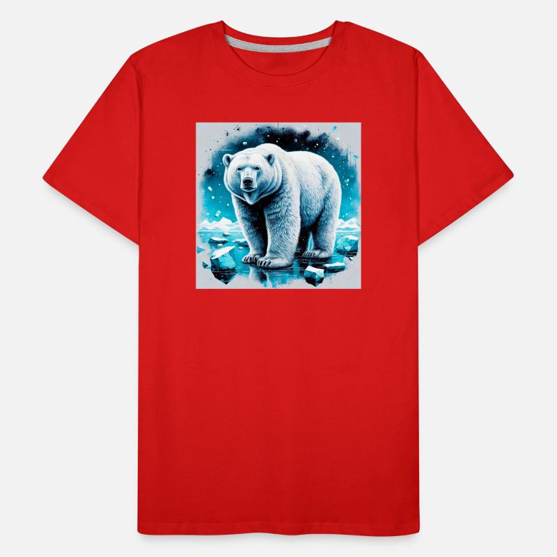 Eisbär Männer Premium Bio T-Shirt