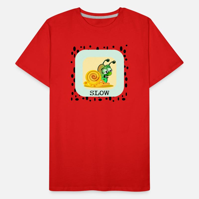 ESCARGOT LENT T-shirt bio Premium Homme