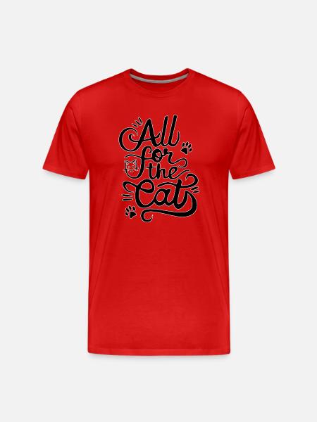 Tout pour le chat - T-shirt bio Premium Homme - rouge