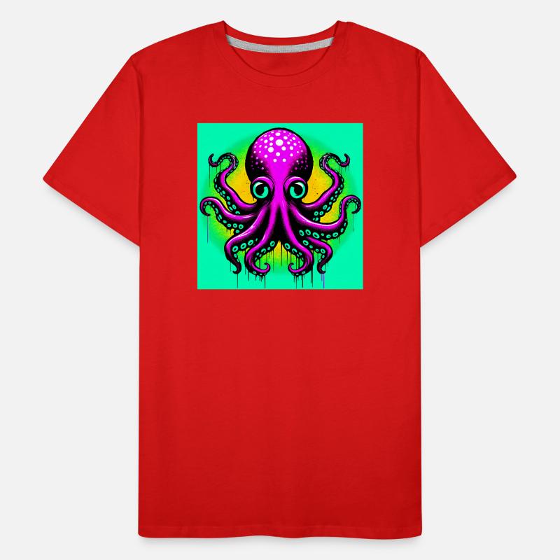 Pieuvre T-shirt bio Premium Homme