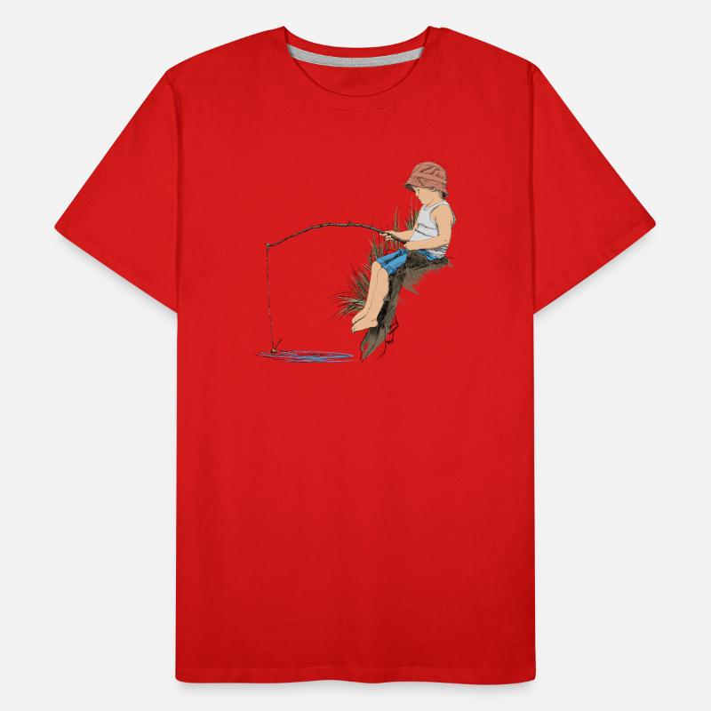 Angler Männer Premium Bio T-Shirt