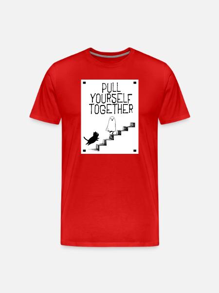 Pull yourself together - Men's Premium Organic T-Shirt - red