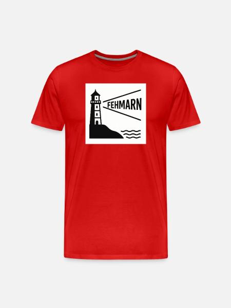 Fehmarn - Männer Premium Bio T-Shirt - Rot