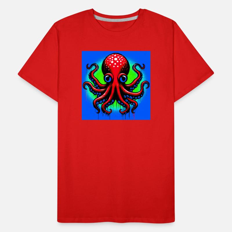 Pieuvre T-shirt bio Premium Homme
