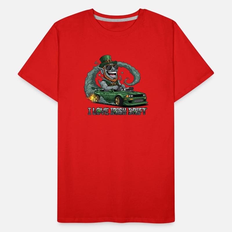St. Patrick's Day Stunt Drift Design Männer Premium Bio T-Shirt