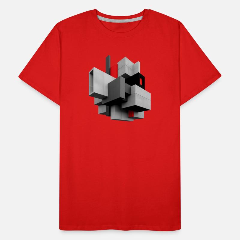 Cube Men's Premium Organic T-Shirt