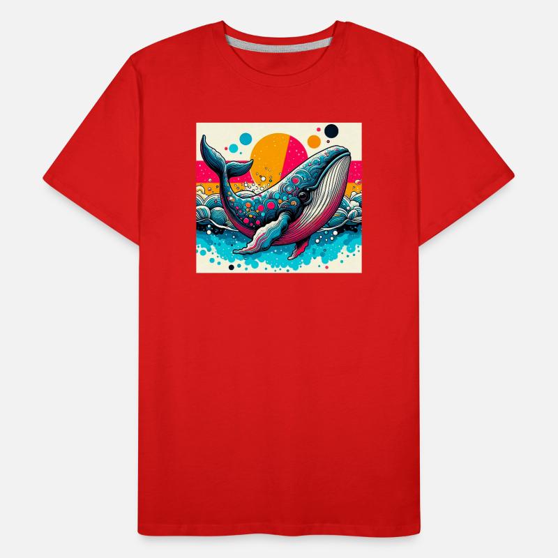 Wal Männer Premium Bio T-Shirt