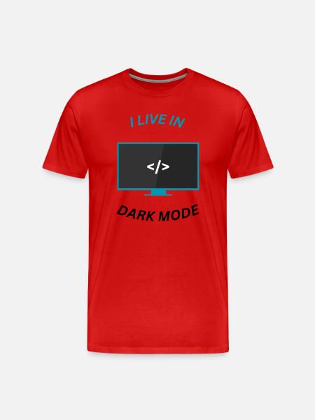 Programmer Motivation Design - Men's Premium Organic T-Shirt - red