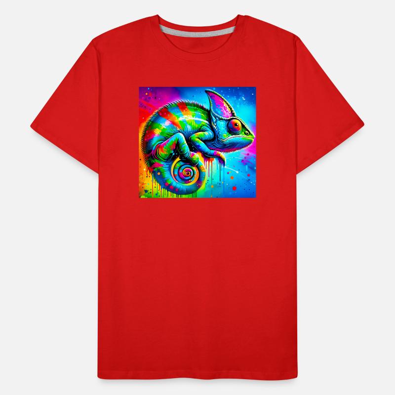 caméléon T-shirt bio Premium Homme