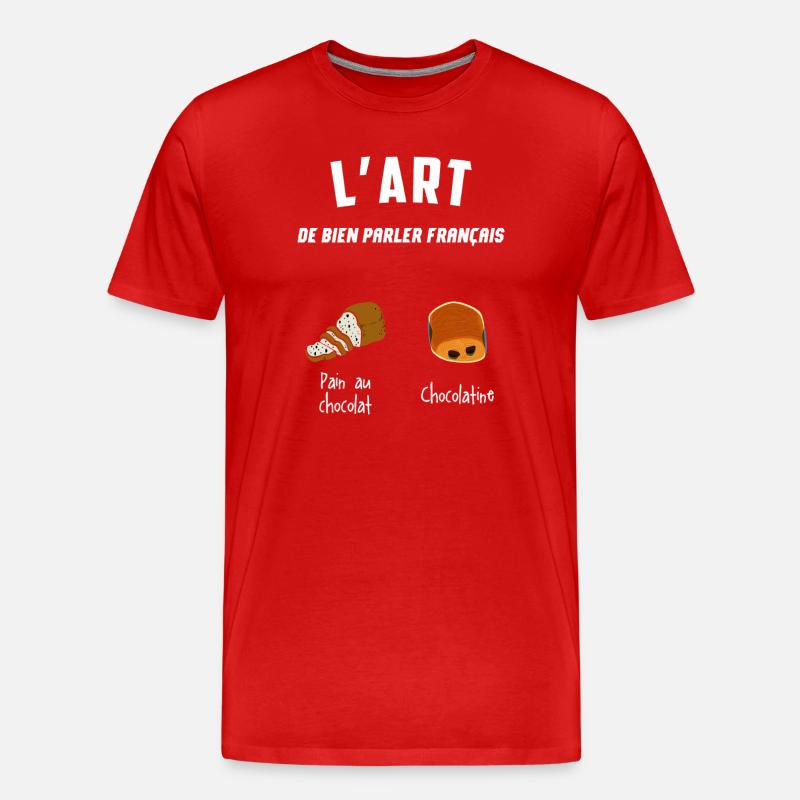 Fierté Sud Ouest Gift Idea - Men's Premium Organic T-Shirt - red