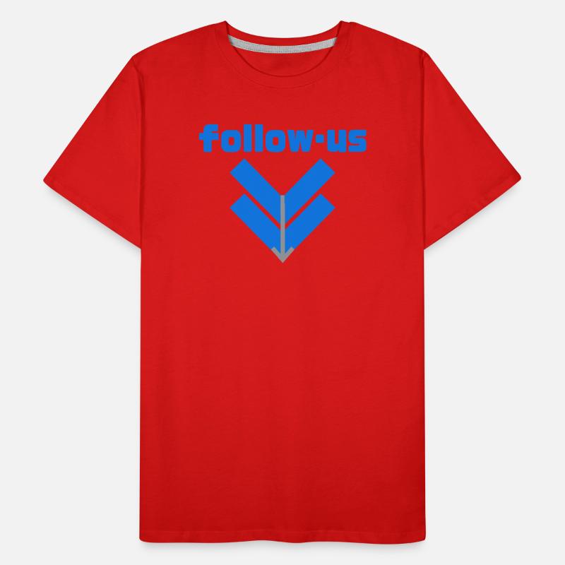 Follow us Männer Premium Bio T-Shirt