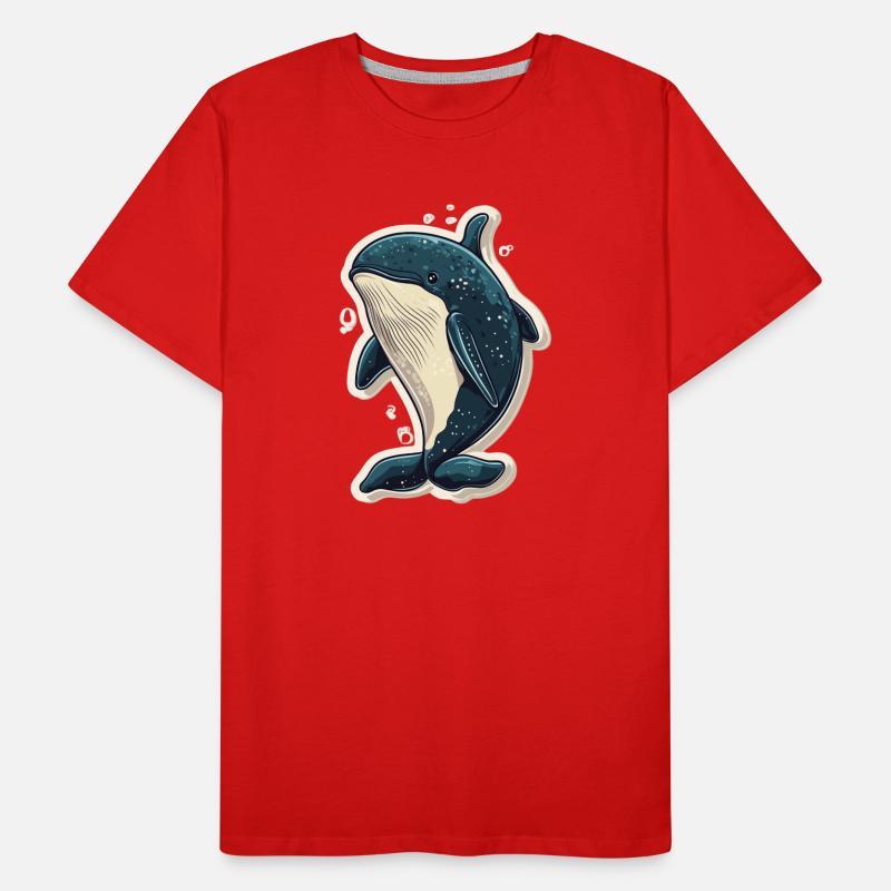 Wal Männer Premium Bio T-Shirt
