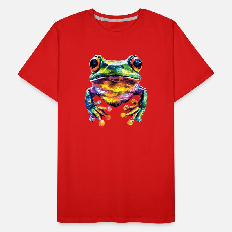 Frog Little Toad Tree Frog Frog Prince Frogs Men's Premium Organic T-Shirt
