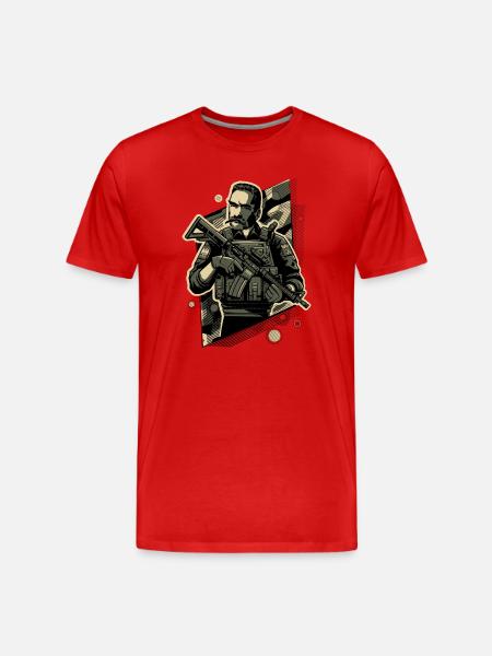 Marshall - Men's Premium Organic T-Shirt - red