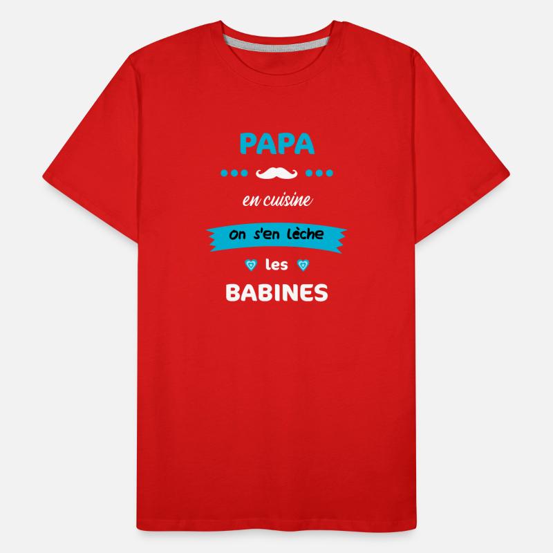 Humor Gift for Dad Chef Men's Premium Organic T-Shirt
