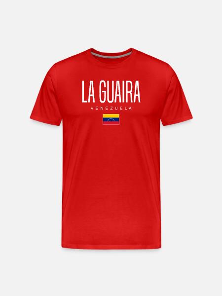 La Guaira Venezuela - Men's Premium Organic T-Shirt - red