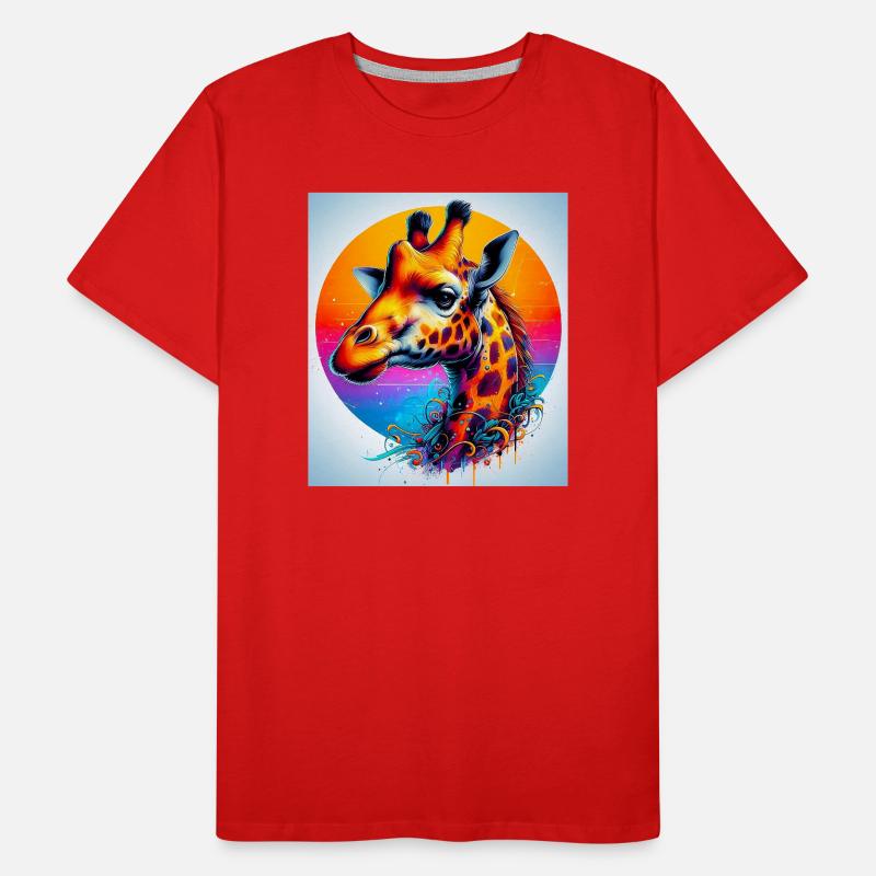 girafe T-shirt bio Premium Homme