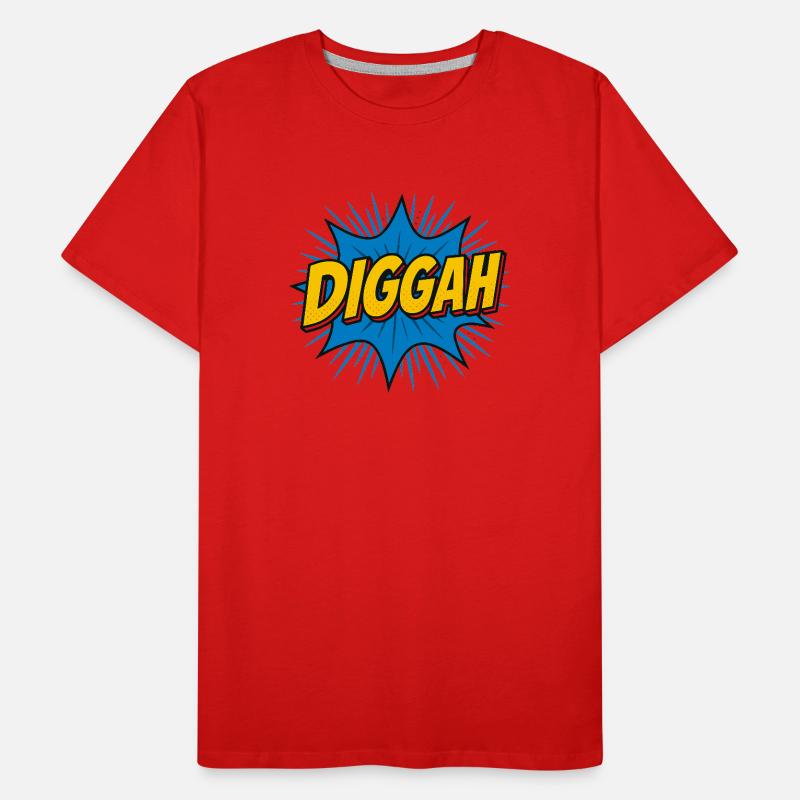 Titre de l’abri de style bande dessinée T-shirt bio Premium Homme