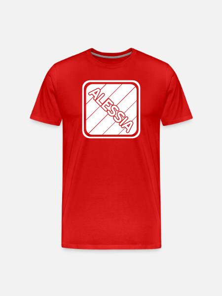 Maedchenname Alessia - Männer Premium Bio T-Shirt - Rot