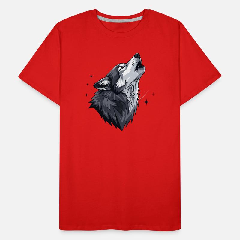 Wolf Men's Premium Organic T-Shirt