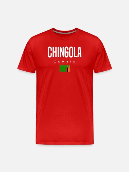 Chingola, Zambia - Men's Premium Organic T-Shirt - red