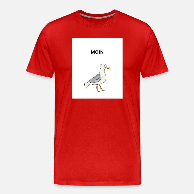 MOIN - Männer Premium Bio T-Shirt - Rot