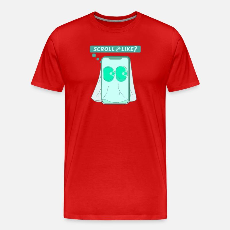 ODER - Männer Premium Bio T-Shirt - Rot