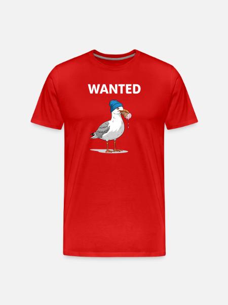 Gesucht Möwe Eiscreme Abenteuer - Men's Premium Organic T-Shirt - red