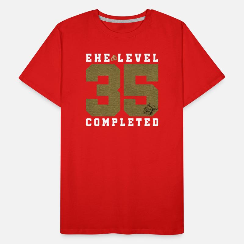 35th Wedding Anniversary Men's Premium Organic T-Shirt