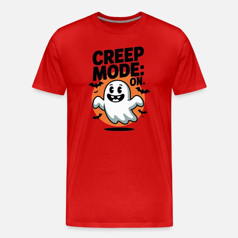 Kriechmodus: Ein - Männer Premium Bio T-Shirt - Rot