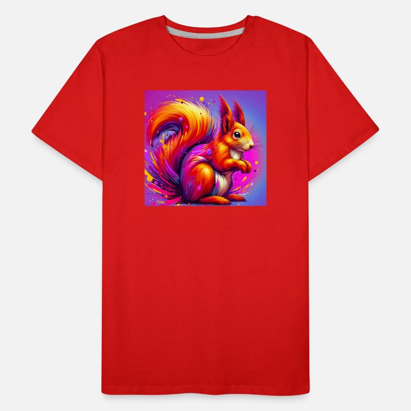 écureuil T-shirt bio Premium Homme