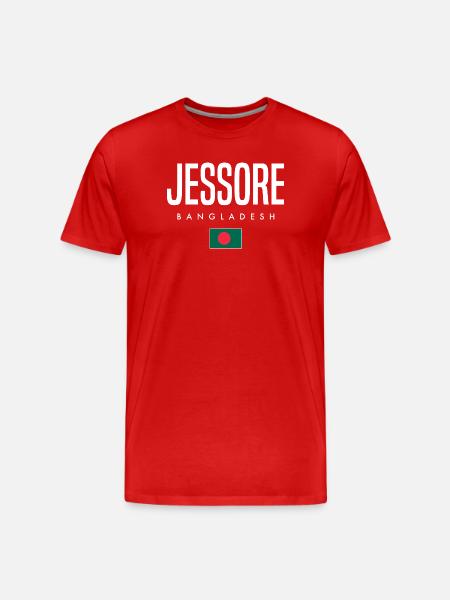 Jessore Bangladesh - Men's Premium Organic T-Shirt - red