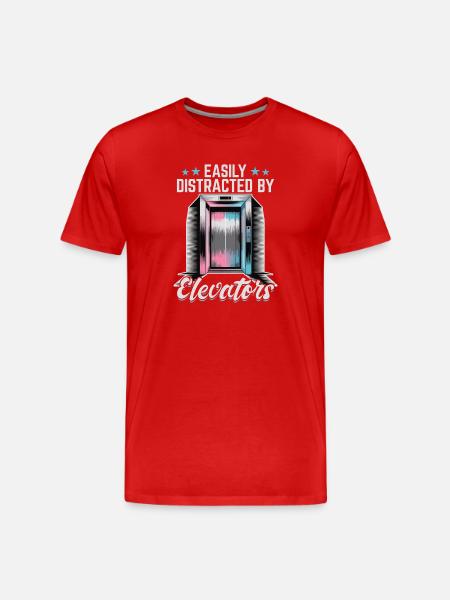 Elevator toddler & kids - Men's Premium Organic T-Shirt - red
