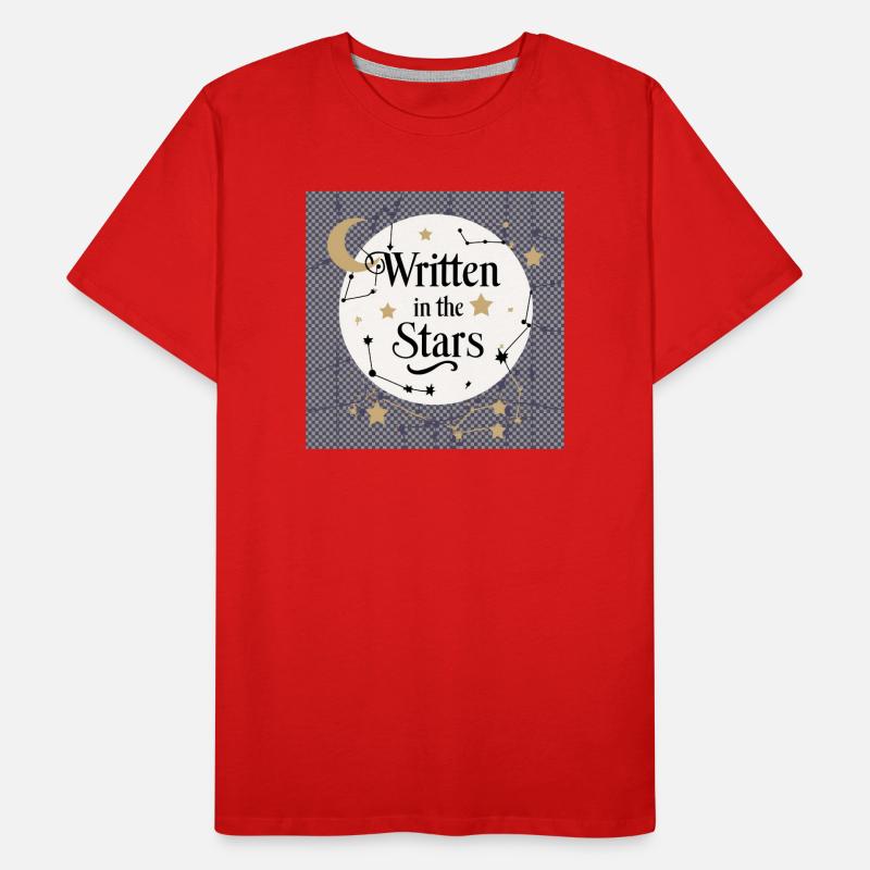 Schreiben in den Sternen Männer Premium Bio T-Shirt