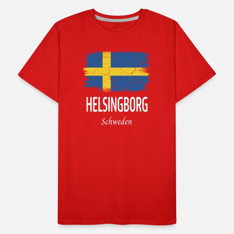 Helsingborg Männer Premium Bio T-Shirt