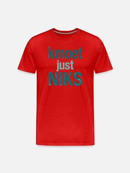 Just don't have to do anything - Men's Premium Organic T-Shirt - red