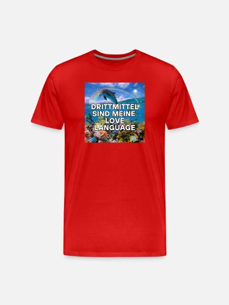 Third-party funding is my love language - Men's Premium Organic T-Shirt - red