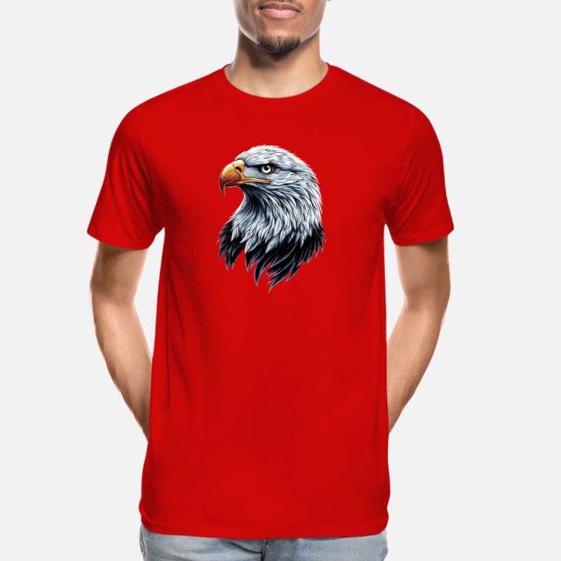 Eagle Bald Eagle Golden Eagle White-tailed Eagle Men's Premium Organic T-Shirt