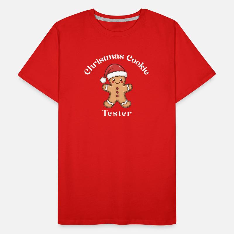 Lebkuchenmann – Christmas Cookie Tester Männer Premium Bio T-Shirt
