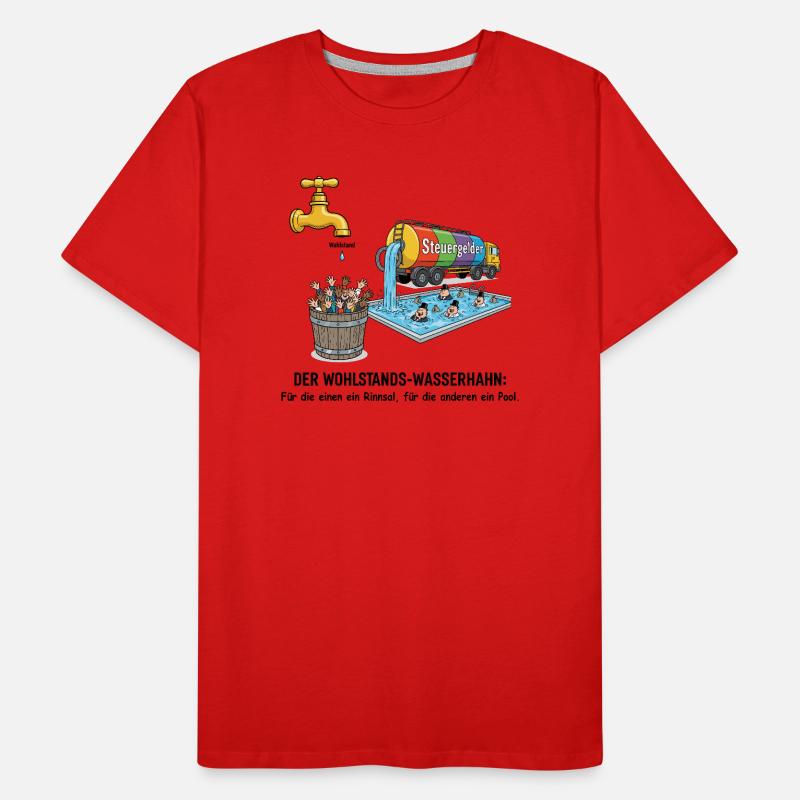 Le robinet de la prospérité T-shirt bio Premium Homme