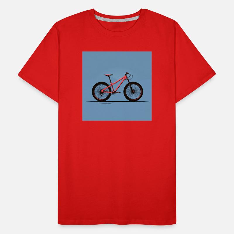 VTT élégant – design minimal T-shirt bio Premium Homme