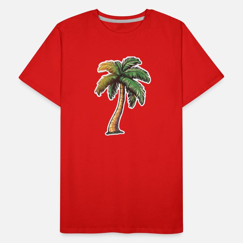 Palm tree Men's Premium Organic T-Shirt
